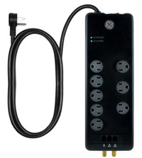GE 8-Outlet Surge Protector, 4ft Cord, 2100 Joules BNIB