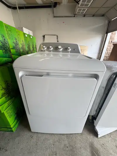 GE White Electric Clothes Dryer – Good Working Condition!, View more