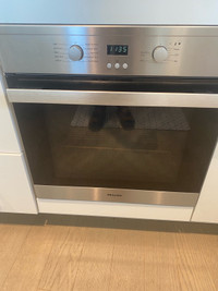 Miele 24 inch cooktop and built in oven