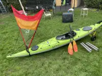 Elie Strait 140XE kayak + accessories