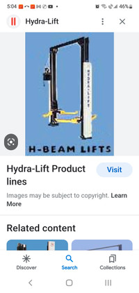 US made hydralift Automotive hoist