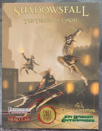 Shadowsfall The Temple Of Orcus Free RPG Day 2012 Pathfinder