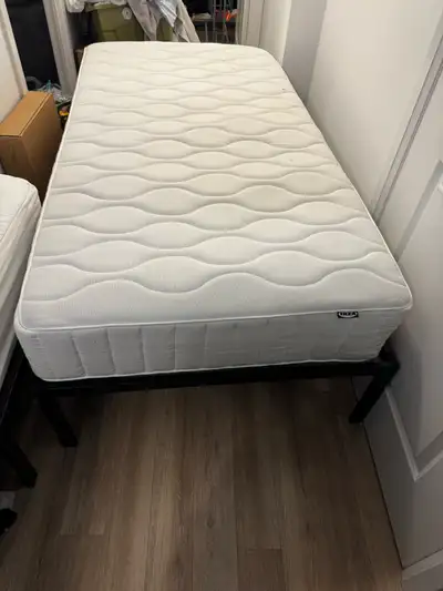 Twin Mattress and bedframe for sale, View more