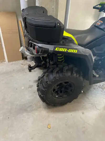 i want to buy a new quad it is in mint condition comes with winch plow hand gards storage box