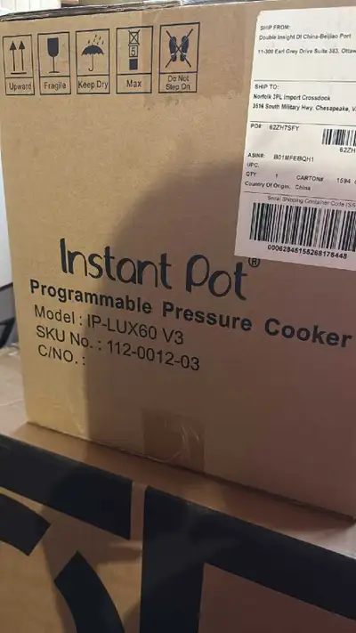 Brand NEW programmable pressure cooker / instant pot!, View more
