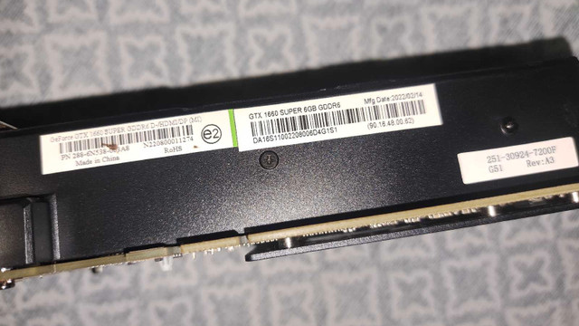 Asus phoenix GeForce GTX 1660 6GBDDR6 in System Components in Oshawa / Durham Region - Image 2