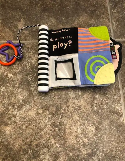 Baby Cloth Book with Sounds and Touch/Feel, View more