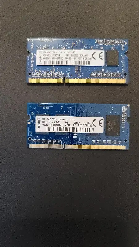 Kingston 4GB + 2GB DDR3 SODIMM Laptop Memory in System Components in Oakville / Halton Region