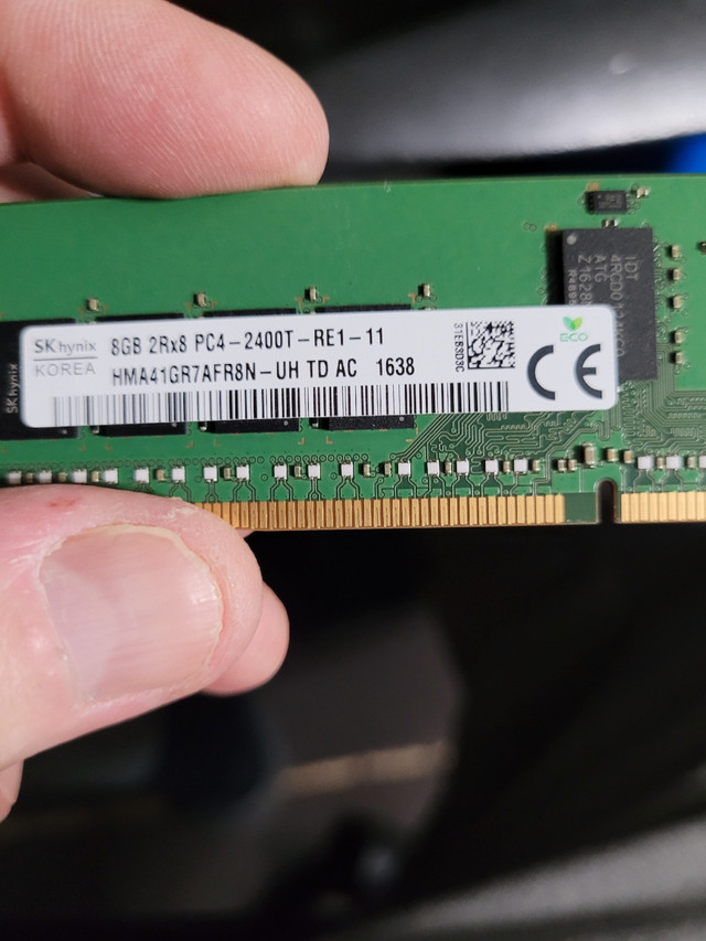 2 8Gig DDR 4 sticks of Ram in Desktop Computers in Oshawa / Durham Region - Image 2