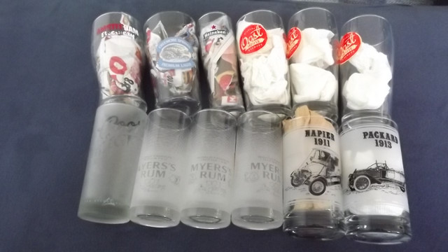 25 BEER GLASSES BUNDL:CORONA,COORS,CREEMOR,HOP,KEITHS,MOLSONS,OA in Arts & Collectibles in City of Toronto