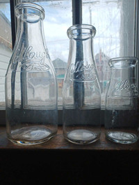 ISO - old vintage Milk Bottles ?