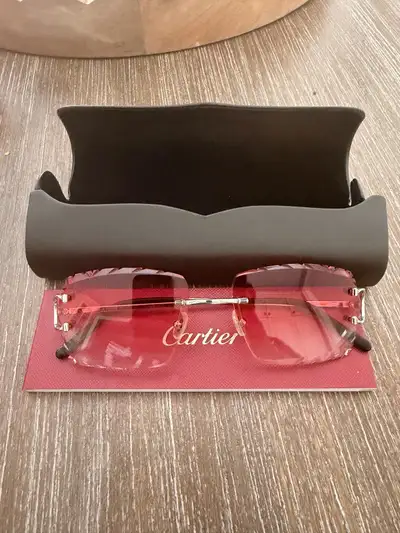Authenic Cartier big C Red gradient glasses, View more