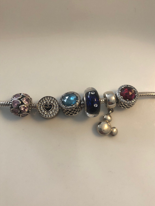 Pandora Charms Disney sterling jewel  silver in Jewellery & Watches in Kitchener / Waterloo