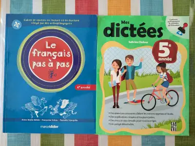 Le français pas à pas 6e année & Mes dictées 5e année, View more