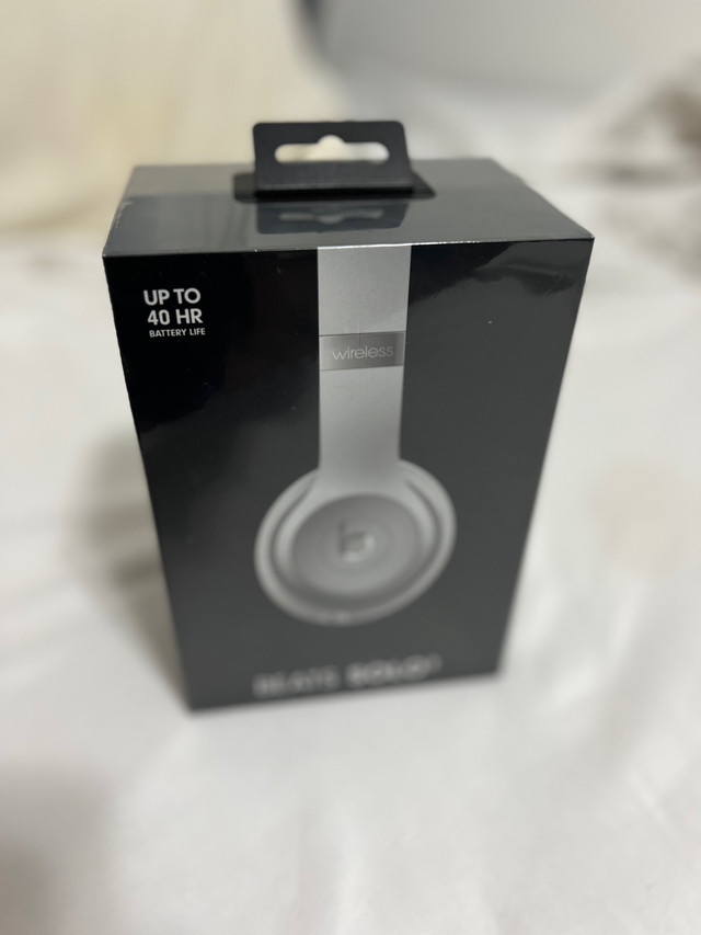 Brand new Beats by Dre solo 3 Silver colour - brand new  in Headphones in City of Halifax