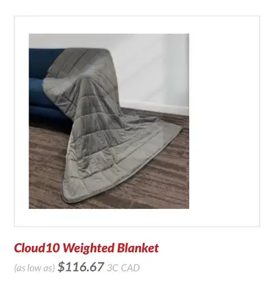weighted blanket - never used, View more