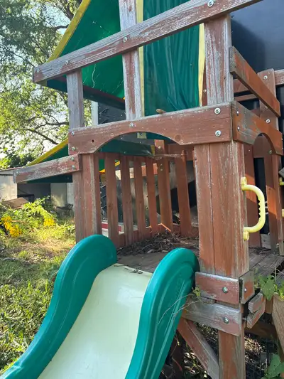 playground lookout with slide. As is., View more