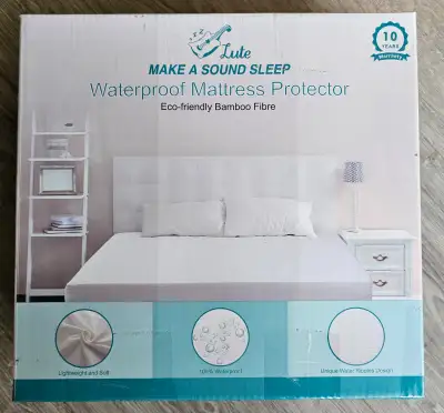 Lute - Eco-Friendly Waterproof Mattress Protector - TWIN XL, View more