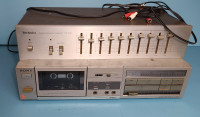 Sony Cassette TC-FX25, Technics Equalizer SH-8010, for parts