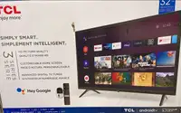 New/Unopened TCL 32” 720p Smart TV!