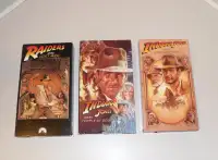 VHS - 3x Indiana Jones movies