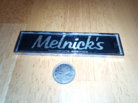 Vintage Melnick's Whitemouth Manitoba Dealership Emblem Badge