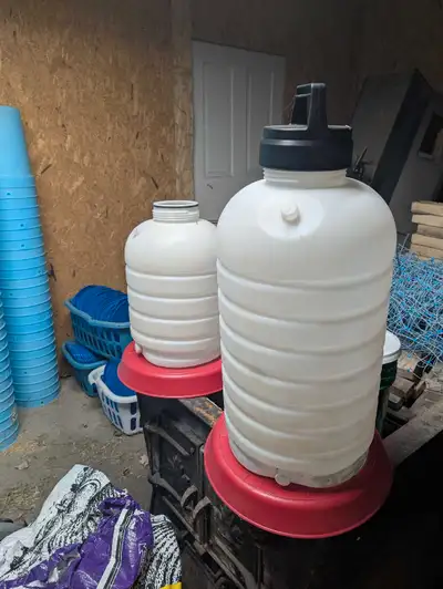Got a brand new feeder 2 new waterers and I believe I still have an older one as well. The electric...