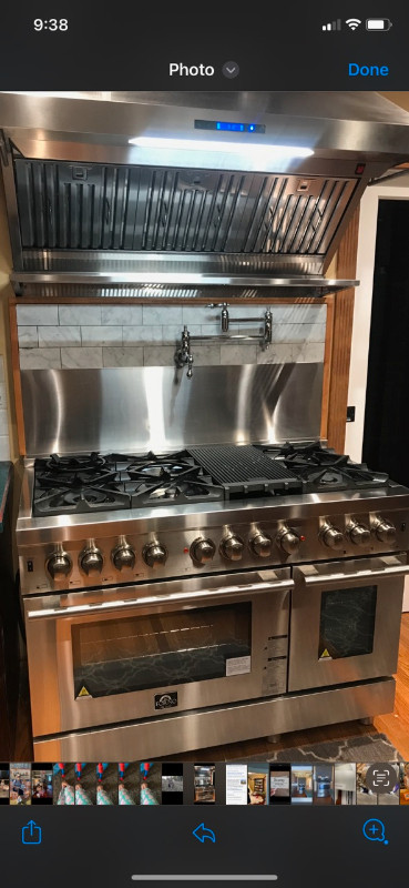 Beautiful stainless steel double range w/hood! in Stoves, Ovens & Ranges in Vernon