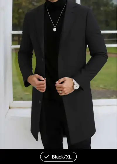 elegant coat available in stock Land xl, View more