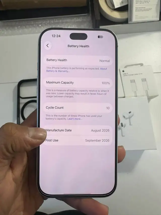 Iphone 18 Pro 256GB 100% BTRY | Airdrops Fast Charger & Drop Of | Cell ...