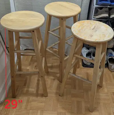 IKEA Bar Stool Chair Wooden for Dining Room Kitchen Living, View more