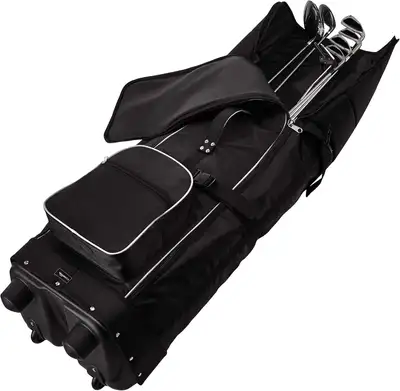 Amazon Basics Soft-Sided Foldable Golf Travel Bag, View more