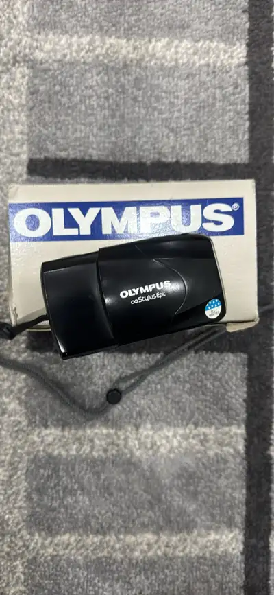 Olympus Stylus Epic 35mm Camera w/ 35mm f2.8 Lens - Black