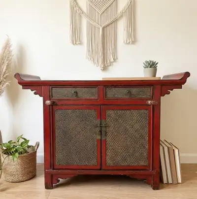 Boho Chic Hallway Cabinet, View more
