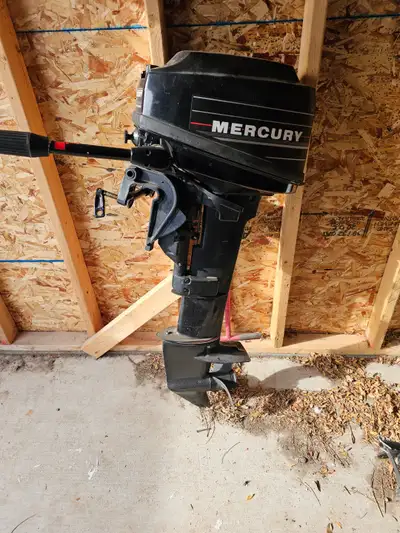 9.9 MERCURY OUTBOARD TWO STROKE 20 INCH LONG SHAFT TILLER ARM $950