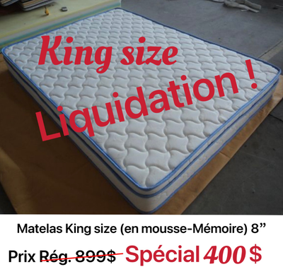 100% NEUF!!! Des matelas en liquidation!!!, View more