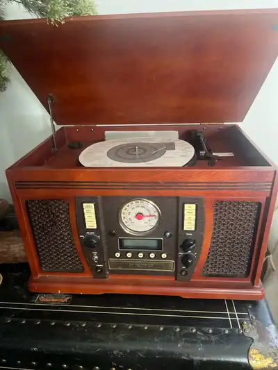 Nostalgia Wood Entertainment Center, View more