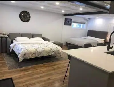 Modern and stylish Loft , Positioned in the vibrant heart of Montreal. Fully furnished place and all...