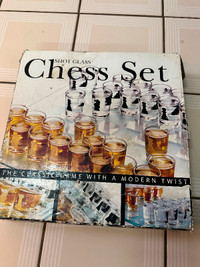Shot Glass chess set