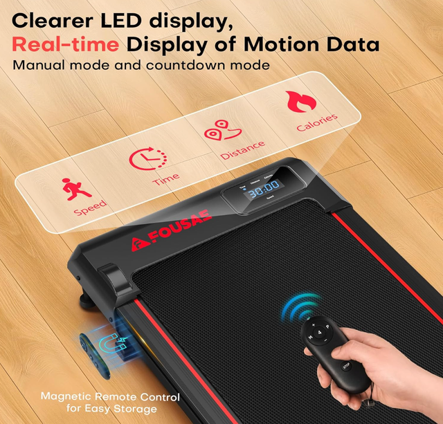 3 in 1 Walking Pad Treadmill 9% Incline in Exercise Equipment in Edmonton - Image 7