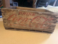 24 bottle Coca Cola vintage wooden crate