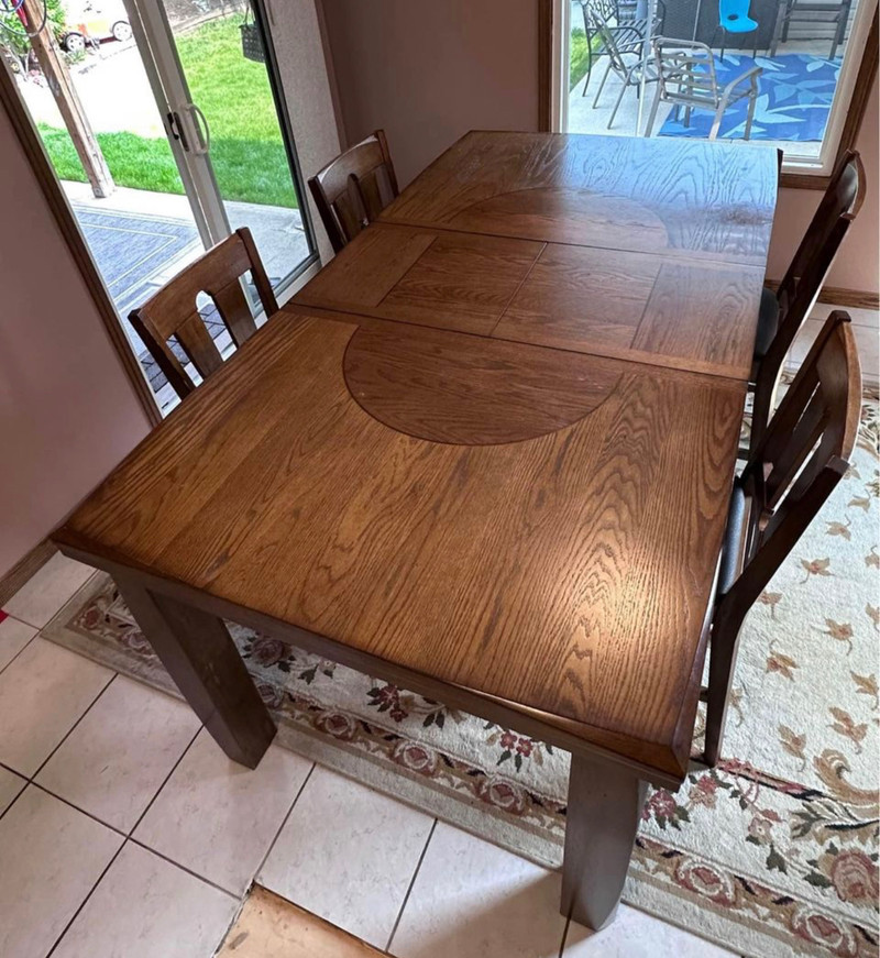 Solid Wood COUNTER HEIGHT DINING TABLE 6 piece Dining Tables & Sets