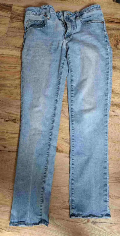 Two Pairs Extensible Fabric Jeans, View more