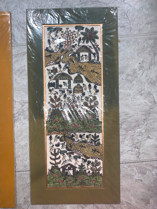 Oriental Prints - Sealed Tribal scene in Arts & Collectibles in Moncton - Image 3