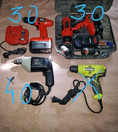 power drills., View more