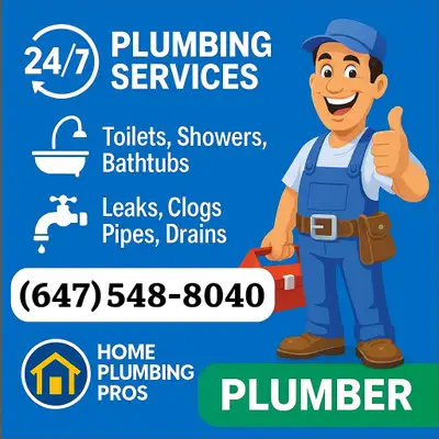 ✅✅Plumber☎️(647)548-8040 Clogged Drains? SameDayPlumbing, View more