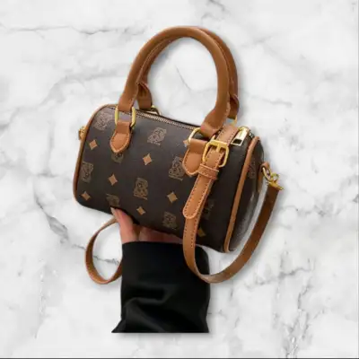 Jinbei Xiong Brown Barrel Bag, View more