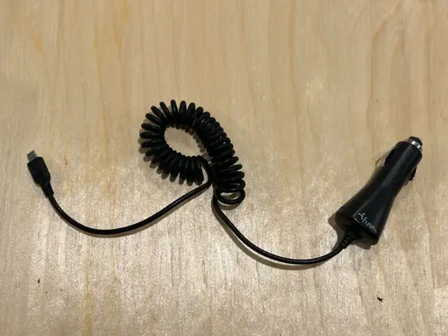 Fuse Micro USB 1 Amp 5 Ft Coiled Car Charger