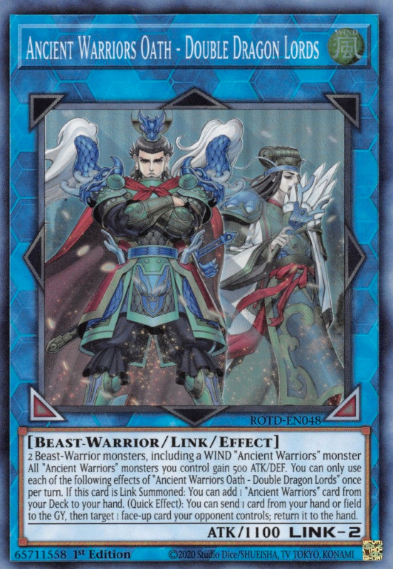 3x Yugioh -Ancient Warriors Oath - Double Dragon Lords $12 in Toys & Games in Oshawa / Durham Region