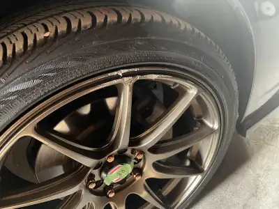Fits mostly on Honda Civic or any 5x114.3 bolt pattern XXR Rims with all season tire Bolt Pattern: 5...